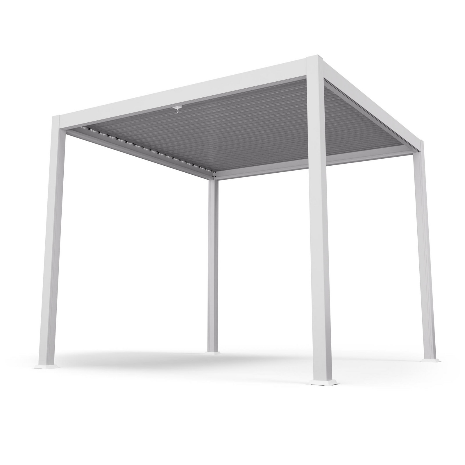 Blumfeldt LuminaHaven, altán, 3 x 3 m, pozinkovaná ocelová střecha s lamelami, chrání před sluncem, deštěm a větrem