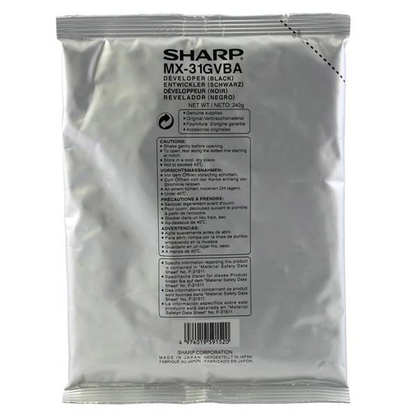 Sharp MX31GVBA černý (black) originální developer