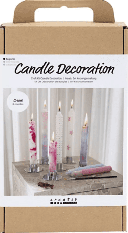 Kreativní sada zdobení svíček