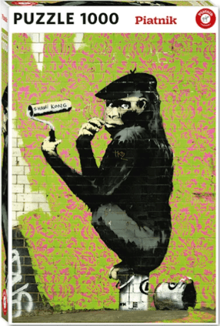 1000 d. Banksy - Roller Chimp