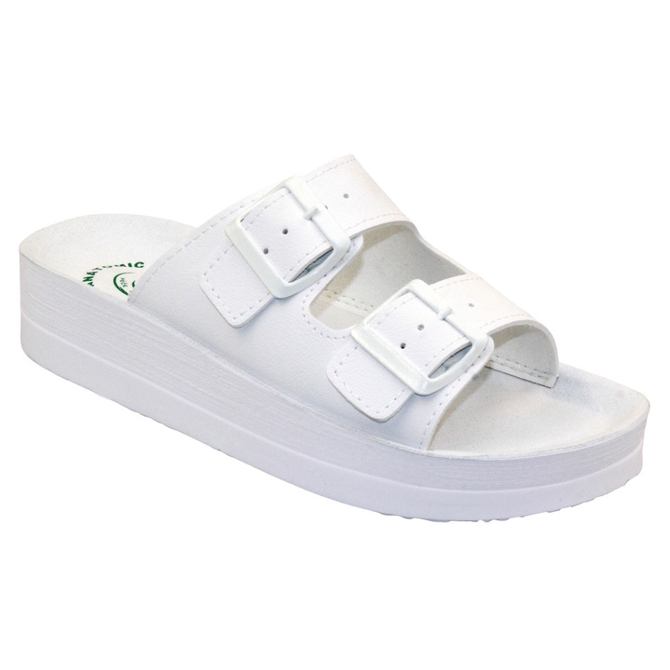 SANTÉ Birke pantofel bílý, Velikost obuvi: 43