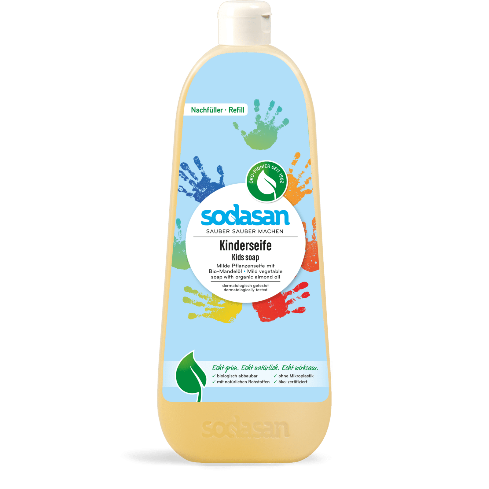 SODASAN Dětské tekuté mýdlo s mandlovým olejem 1 litr 1 liter