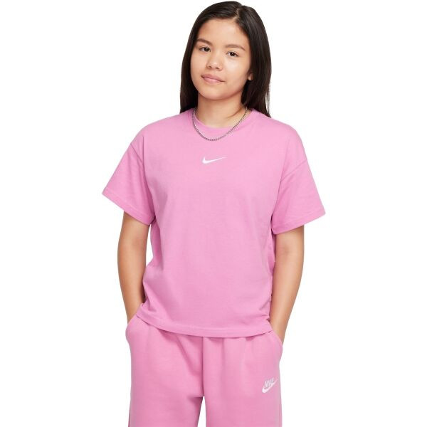 Nike SPORTSWEAR Dětské triko, růžová, velikost