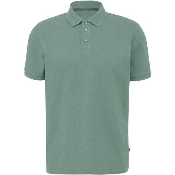 s.Oliver QS POLO NOOS Pánské polotričko, světle zelená, velikost