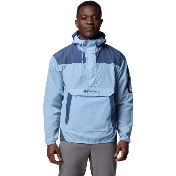 Columbia CHALLENGER WINDBREAKER ANORAK Pánská větrovka, světle modrá, velikost