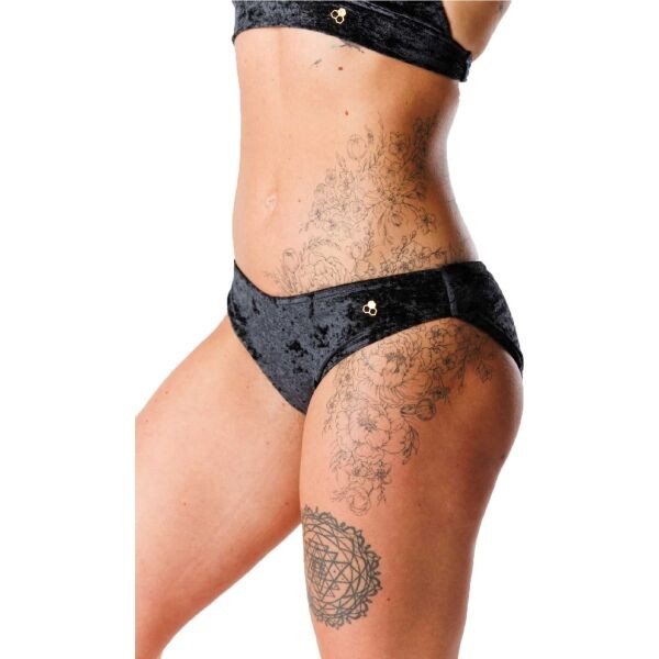 GOLDBEE VELVET SWIMSUIT Dámské plavky, černá, velikost