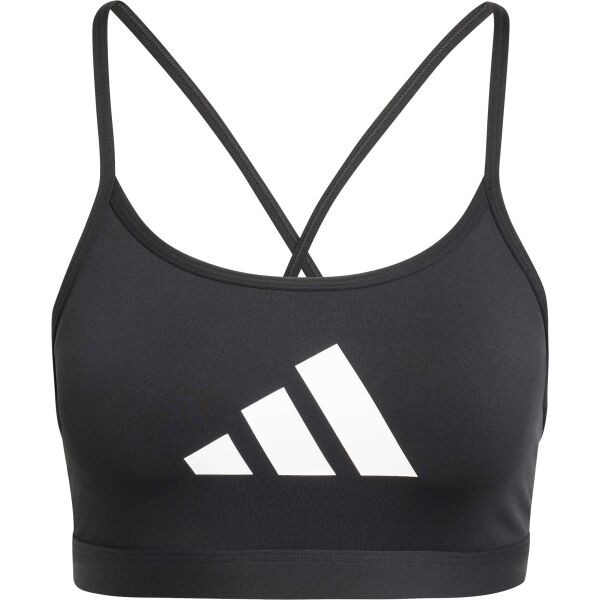 adidas AEROREACT BIG LOGO BRA Dámská sportovní podprsenka, černá, velikost