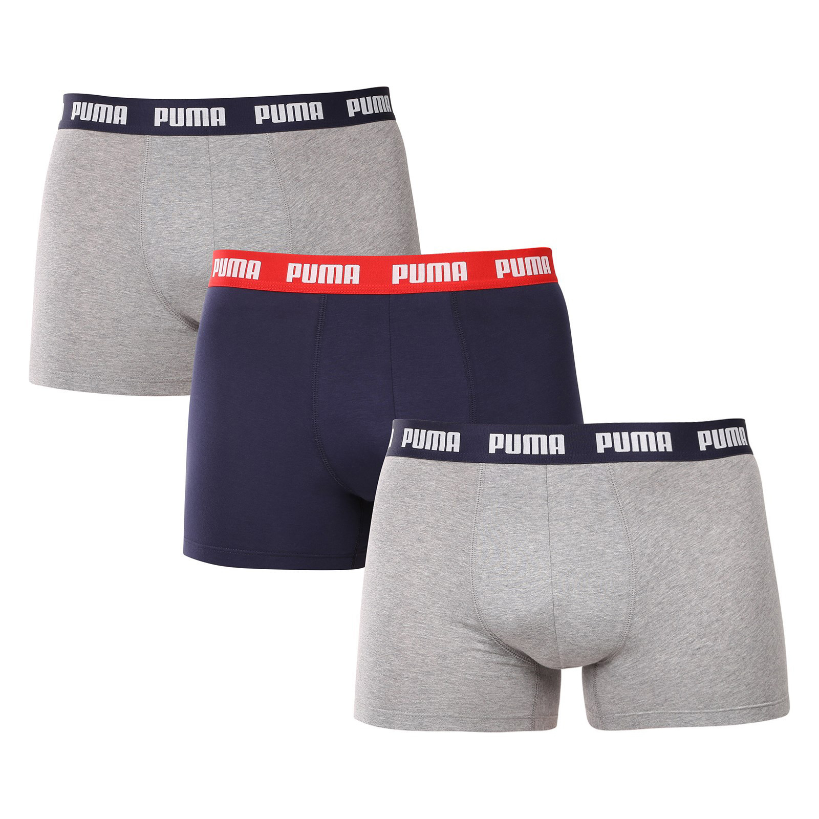 3PACK pánské boxerky Puma vícebarevné (701226820 005) XL, trenky / trenýrky