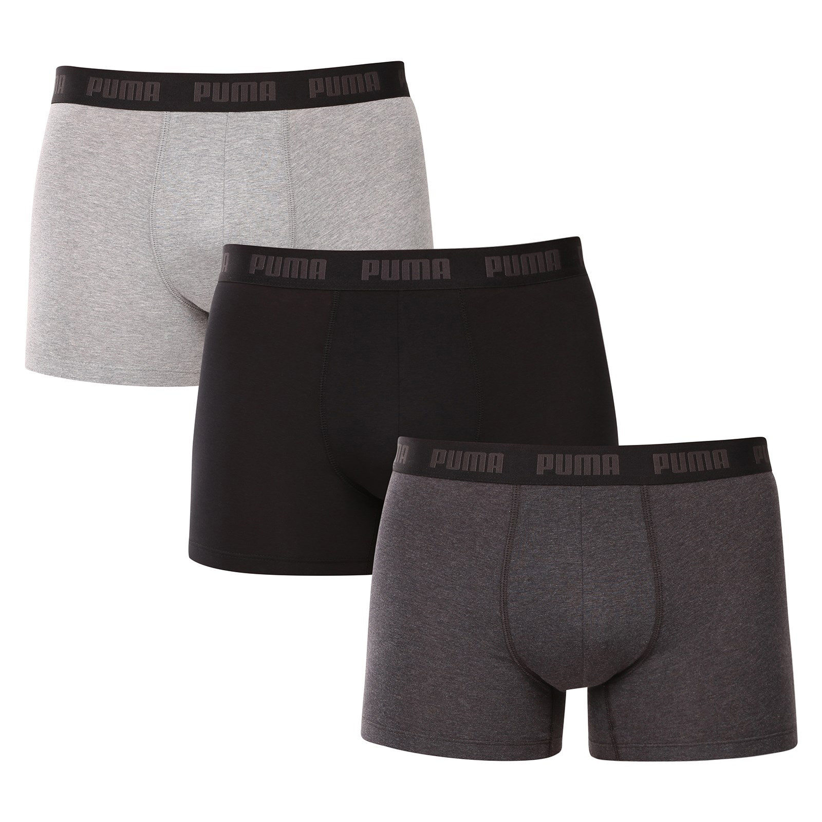 3PACK pánské boxerky Puma vícebarevné (701226820 002) XXL, trenky / trenýrky