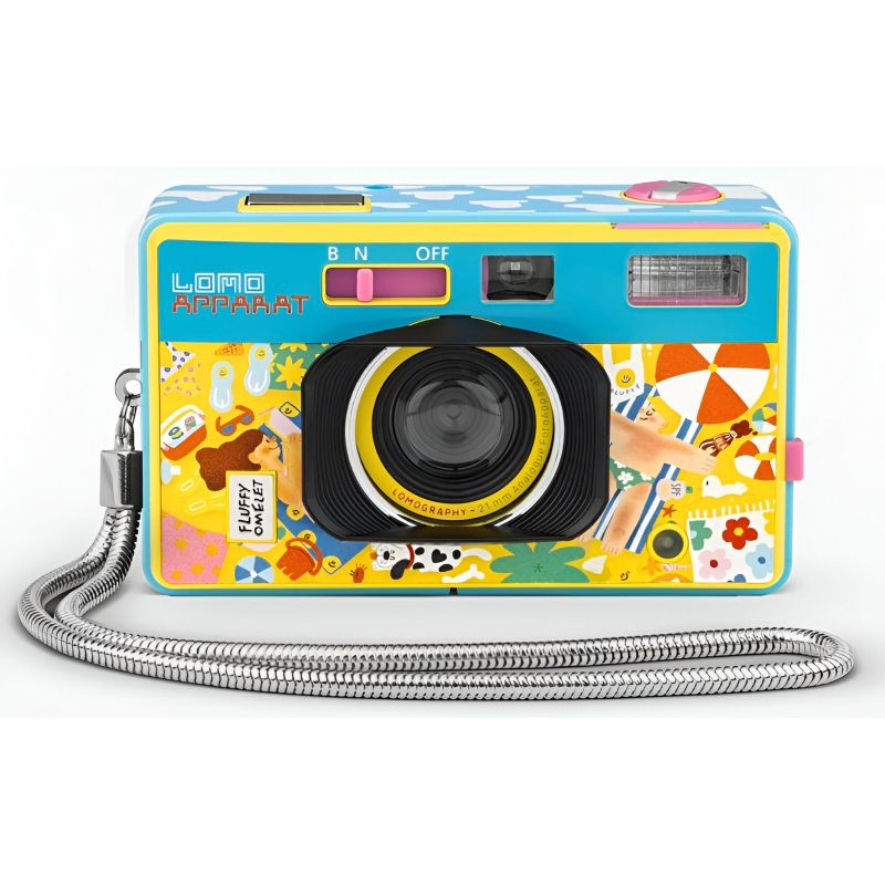 LOMOGRAPHY LomoApparat 21 mm Wide-angle Camera Fluffy Omelette Edition
