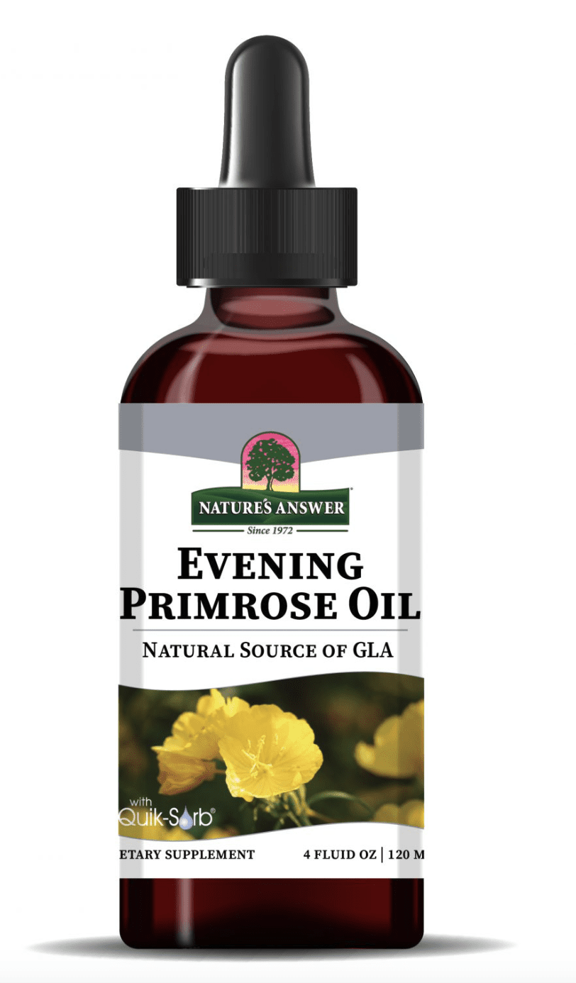 Nature's Answer Evening Primrose Oil, pupálkový olej, 120 ml