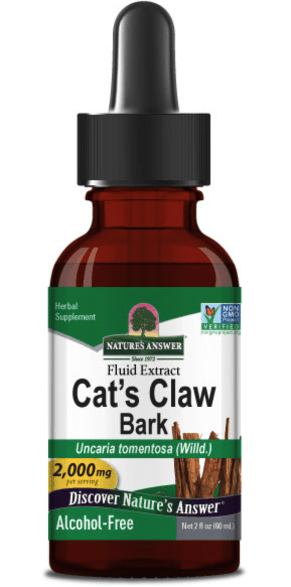 Nature's Answer Cat's Claw Bark, kočičí dráp, 60 ml