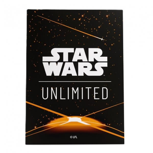 Obaly na karty Star Wars: Unlimited - Card Back Orange - 60 ks