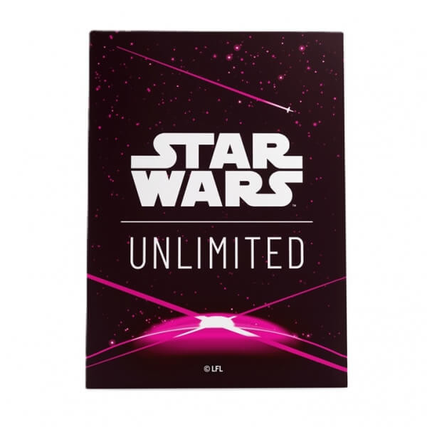 Obaly na karty Star Wars: Unlimited - Card Back Magenta - 60 ks
