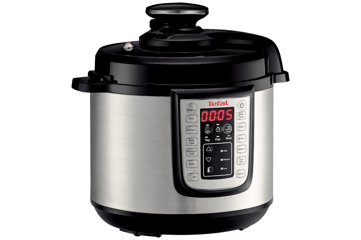 Multifunkční elektrický hrnec Tefal One Pot CY505EE0 Nerezový/Černý