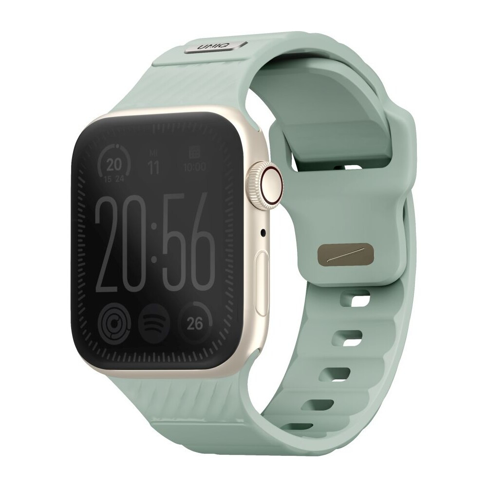 UNIQ Stride FKM Rubber voděodolný řemínek Apple Watch 41/40/38mm světle zelený