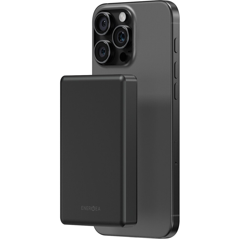 ENERGEA AluPac 10K MagSafe hliníková powerbanka, 10000mAh, černá