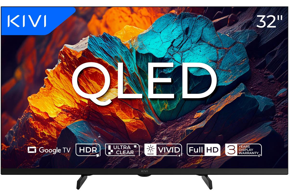 KIVI 32F720QB 32'' Prime E5 QLED FHD Google TV