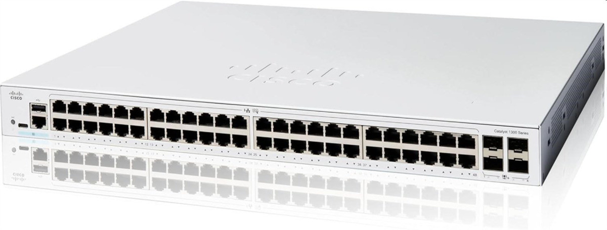 Přepínač Cisco Catalyst C1300-48T-4G (48xGbE,4xSFP) - REFRESH, C1300-48T-4G-RF