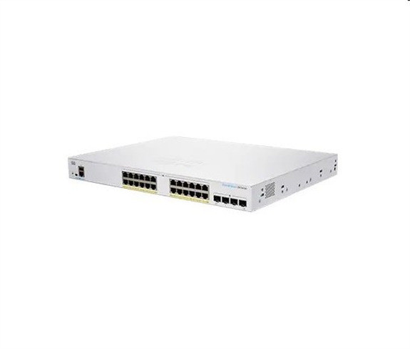 Přepínač Cisco CBS350-24FP-4G-EU (24xGbE,4xSFP,24xPoE+,370W) - REFRESH, CBS350-24FP-4G-EU-RF