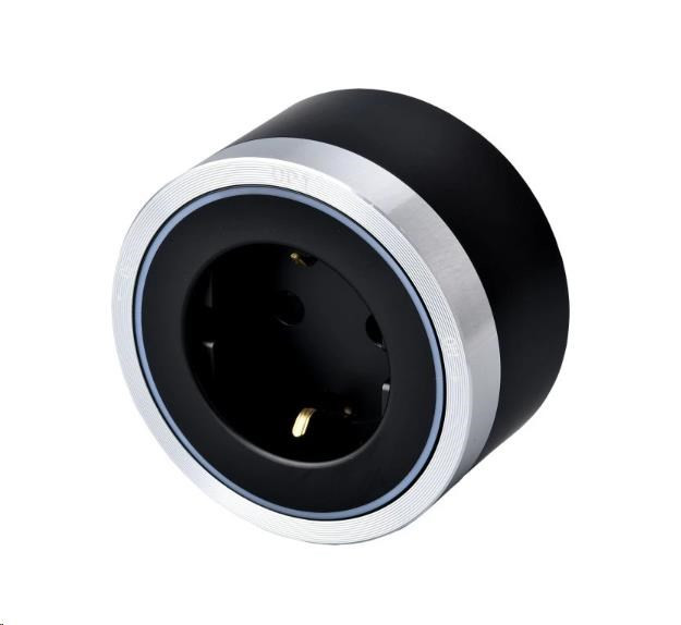 Viking zásuvkový modul A40, zásuvka 230 V, stříbrno-černá