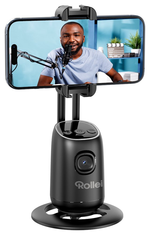 Rollei Stativ Easy Creator Desktop/ 23158/ AI Tracking: Inteligentní rozpoznávání obličeje