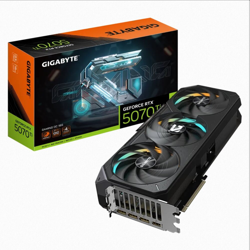 Gigabyte GeForce RTX 5070 Ti GAMING OC 16G, GV-N507TGAMING OC-16GD