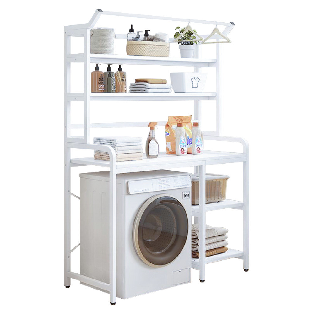 Kondela Regál nad pračku, bílá, JABIR