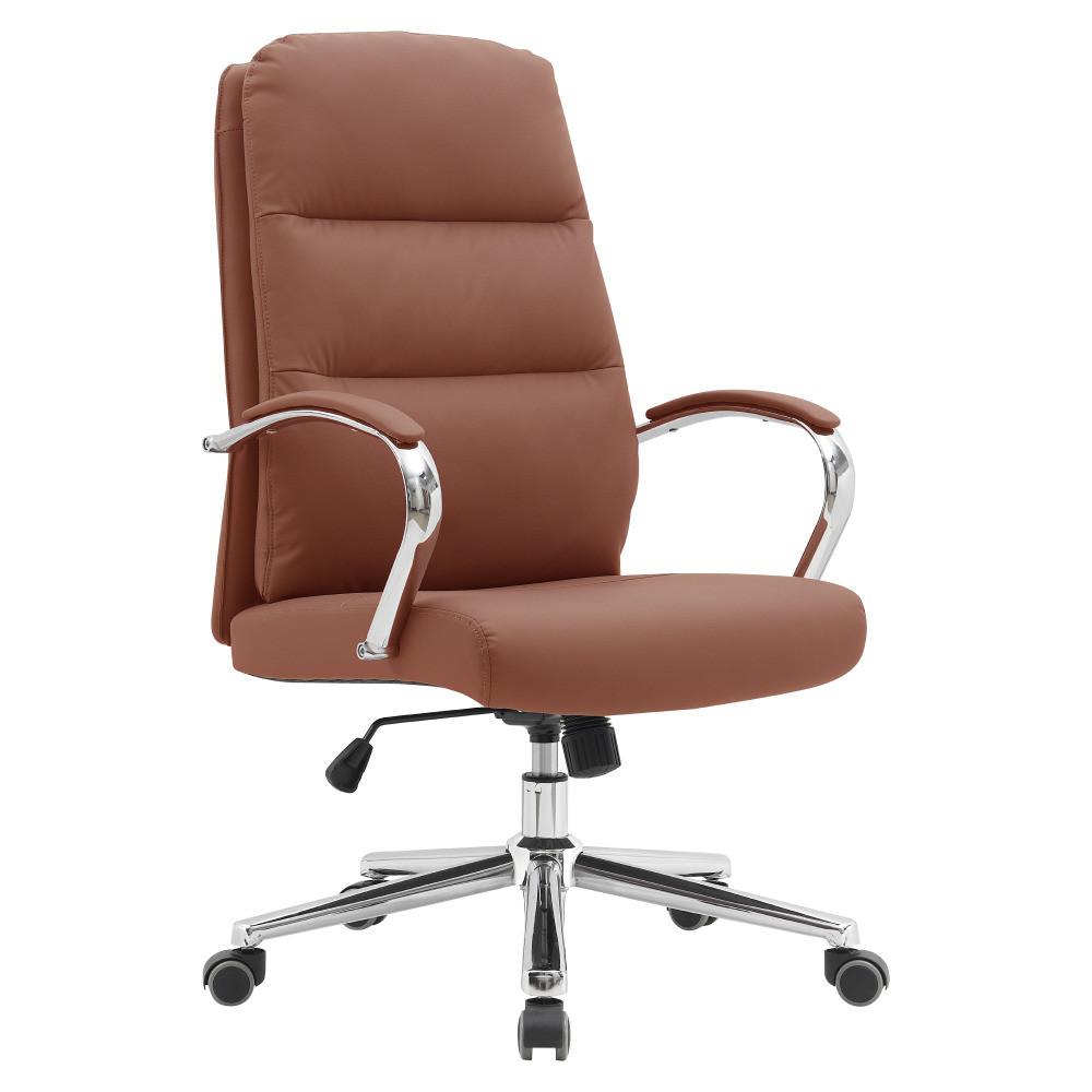 Kondela Kancelářské křeslo, hnědá camel/chrom, ADMON
