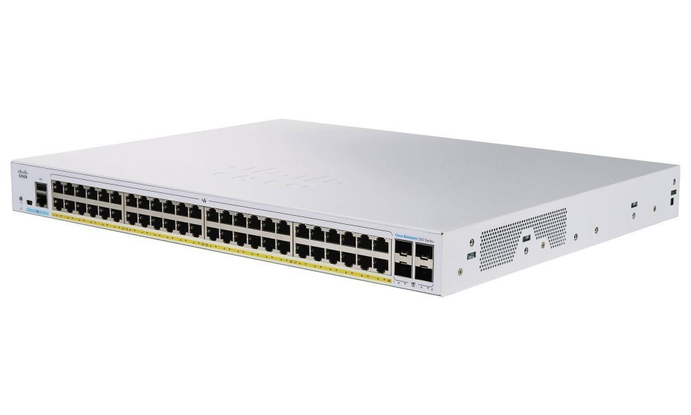 Cisco CBS350-48P-4G-EU (48xGbE,4xSFP,48xPoE+,370W) - REFRESH, CBS350-48P-4G-EU-RF