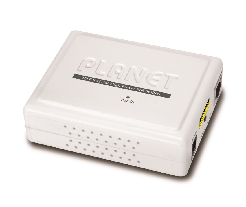 Planet POE-162S, PoE splitter, IEEE802.3at,12V/24V, gigabit 1000base-T, POE-162S