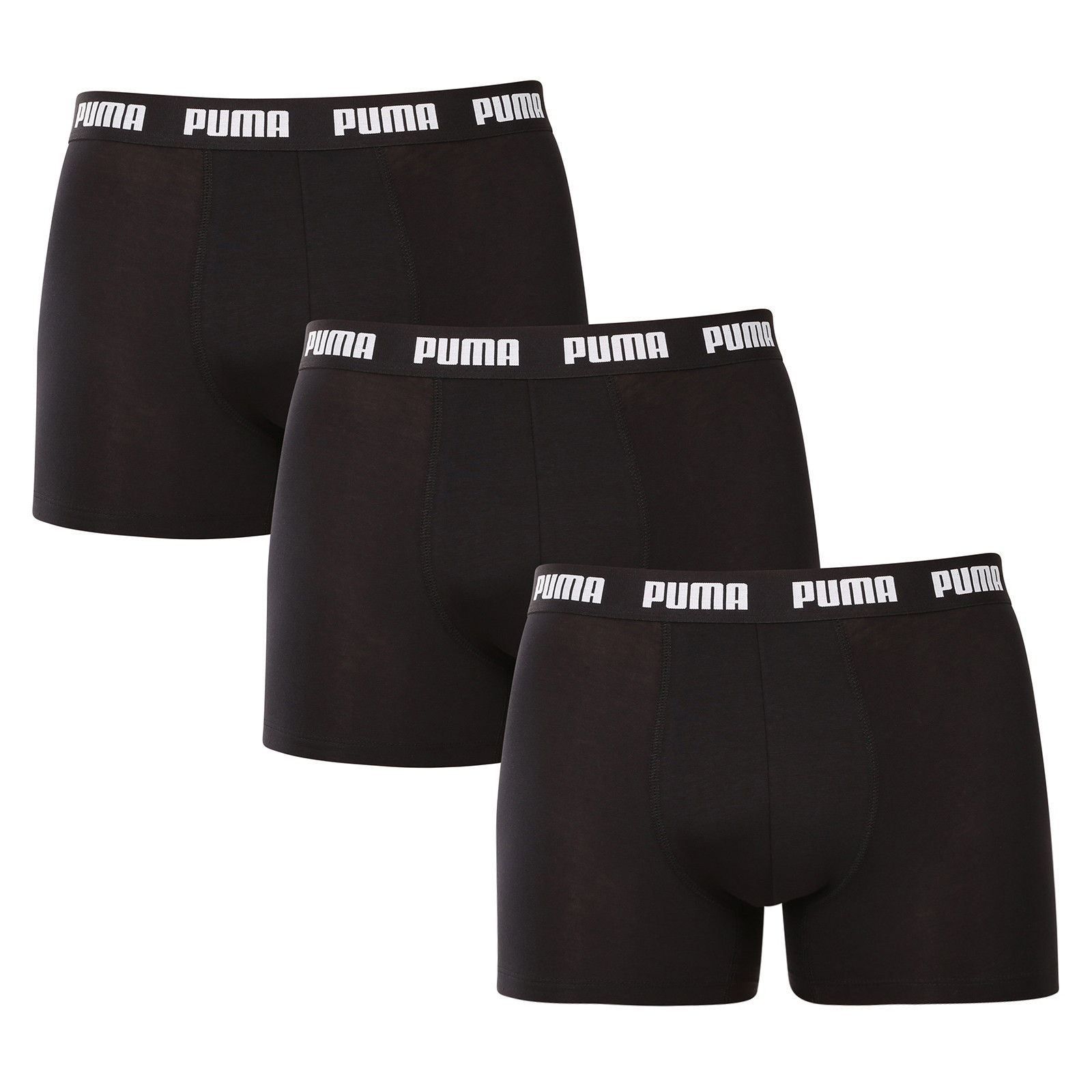 3PACK pánské boxerky Puma černé (701226820 001) XL, trenky / trenýrky