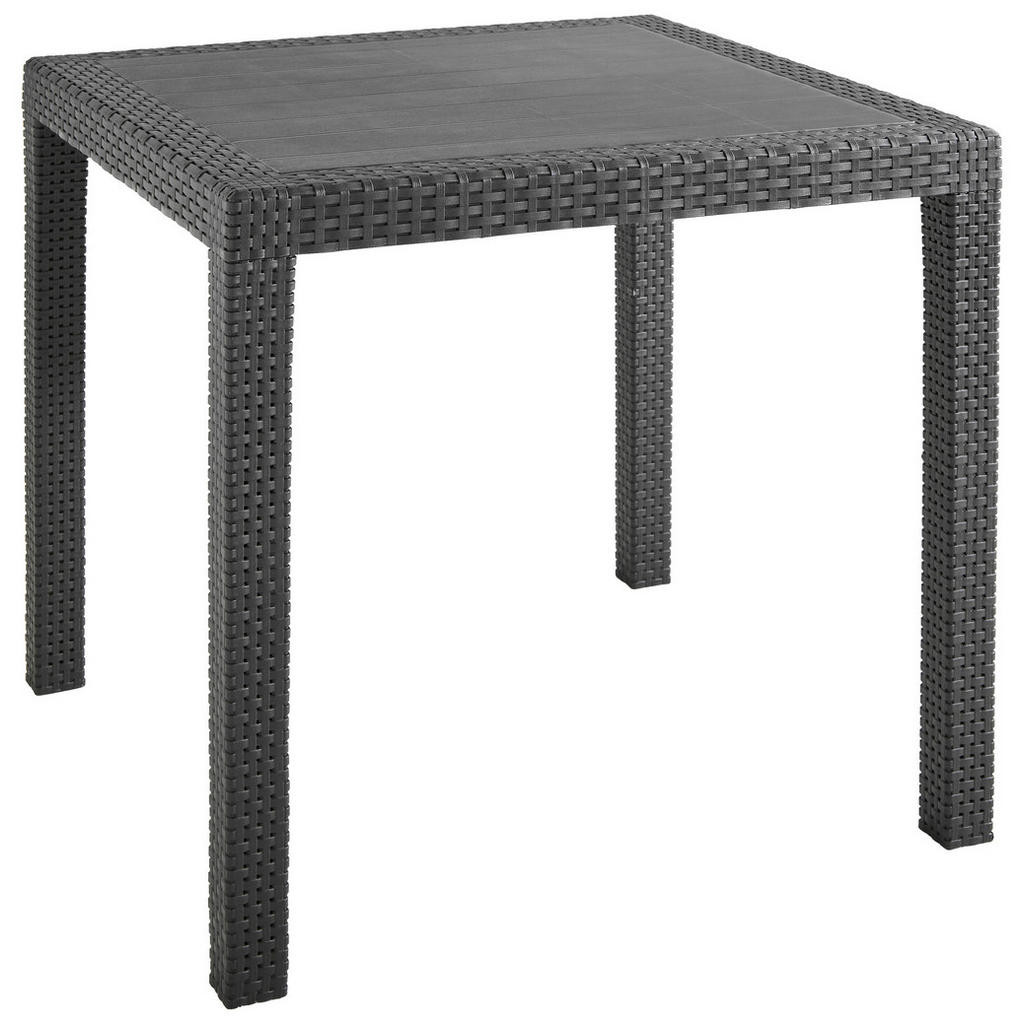 XXXL ZAHRADNÍ STŮL, plast, 79/79/72 cm