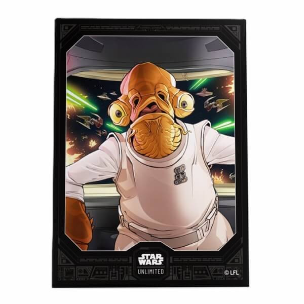 Obaly na karty Star Wars: Unlimited - Admiral Ackbar - 60 ks