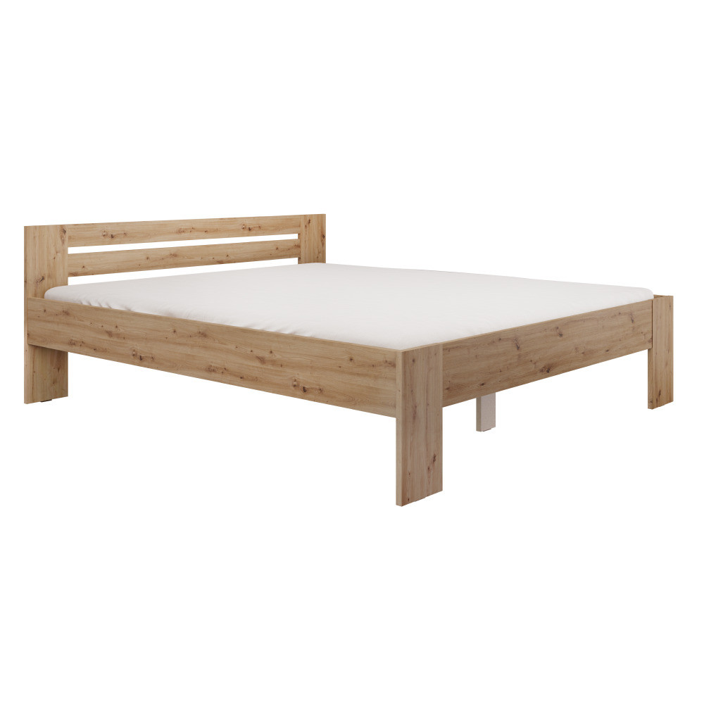 Kondela Postel, 180x200, dub artisan, BASIS