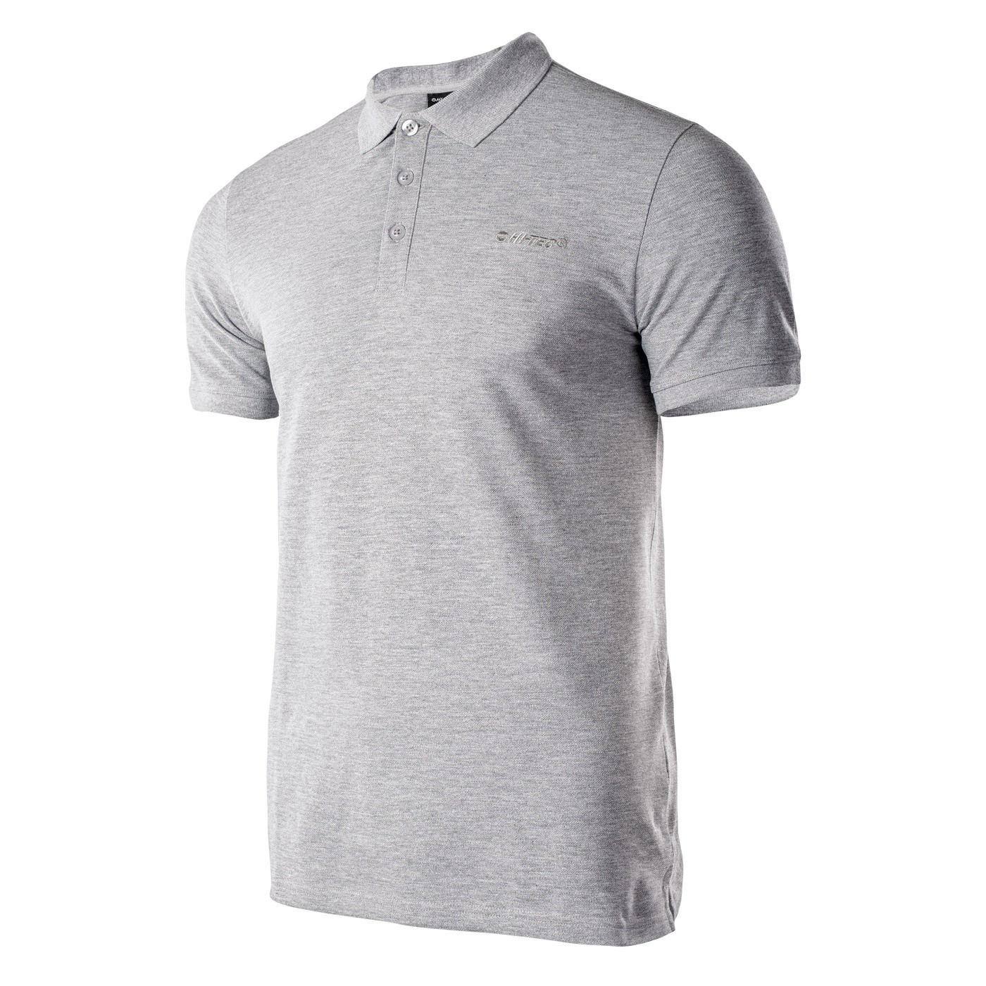HI-TEC Micko - pánská polokošile (šedá) Barva: Šedá (Grey Melange), Velikost: XXL