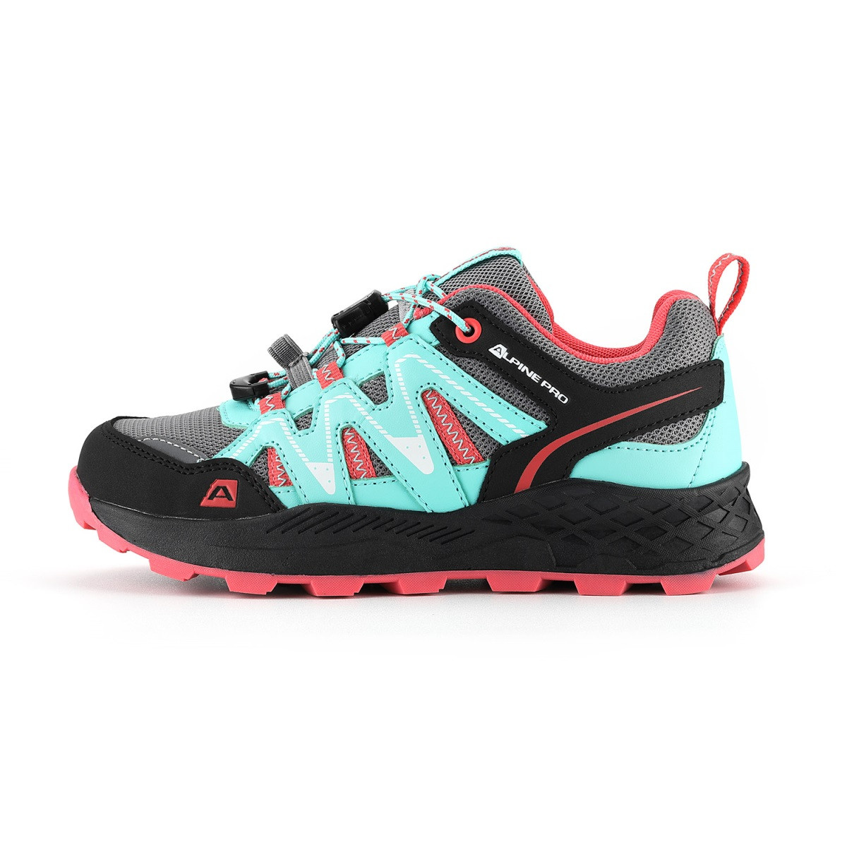 Dětská outdoorová obuv alpine pro godro tyrkysová/růžová 35