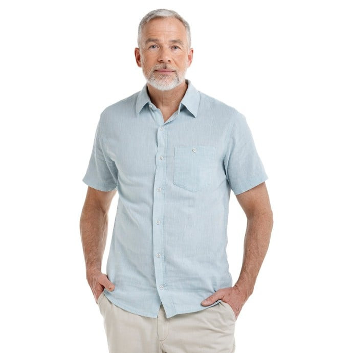 Pánská košile bushman yopal světle modrá m