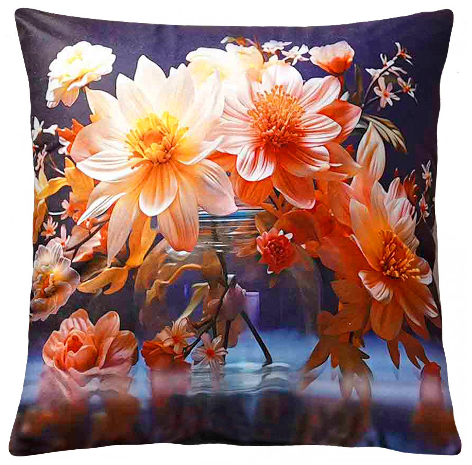 Dekorační polštář FLOWERS VIII. 40x40 cm  Mybesthome Varianta: Povlak na polštář, 40x40 cm