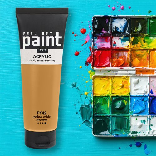 Akrylová barva FeelMyPaint 120 ml OXID ŽLUTÁ