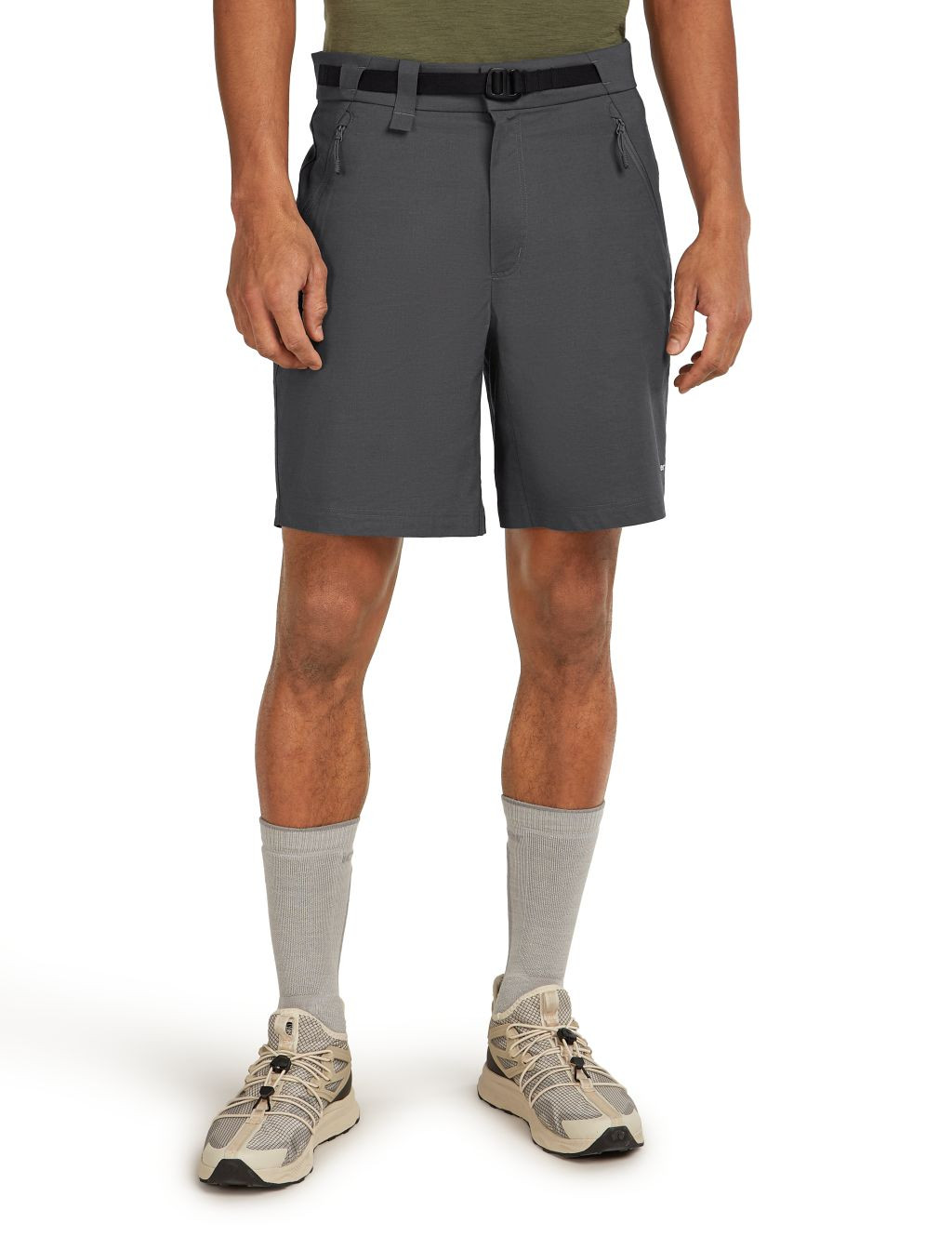 ICEBREAKER Mens Elevation Stretch 9 Shorts, Obsidian velikost: 32