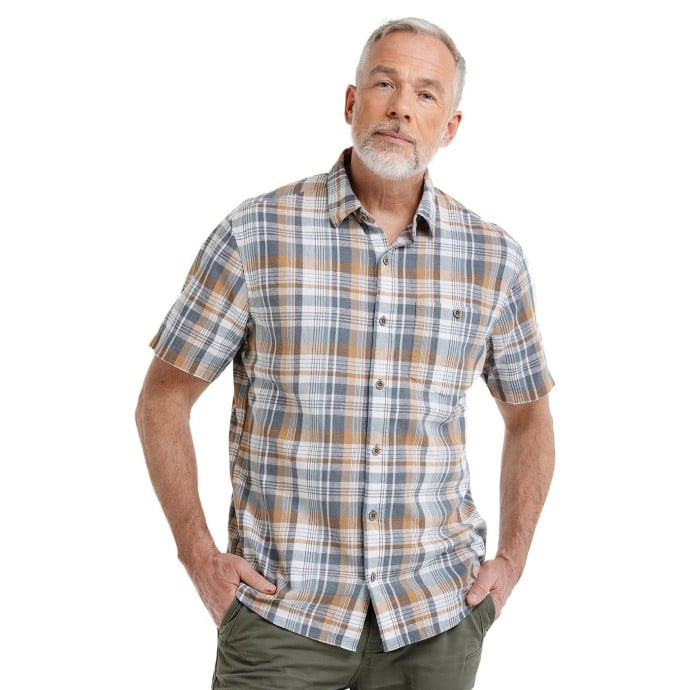 Bushman Pánská lněná košile Yopal, camel M