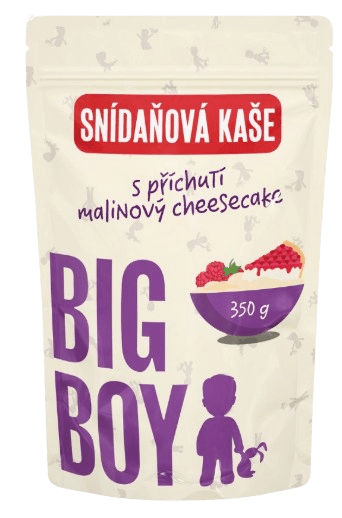 BIG BOY Rýžová kaše malinový cheesecake Eko varianta 350 g