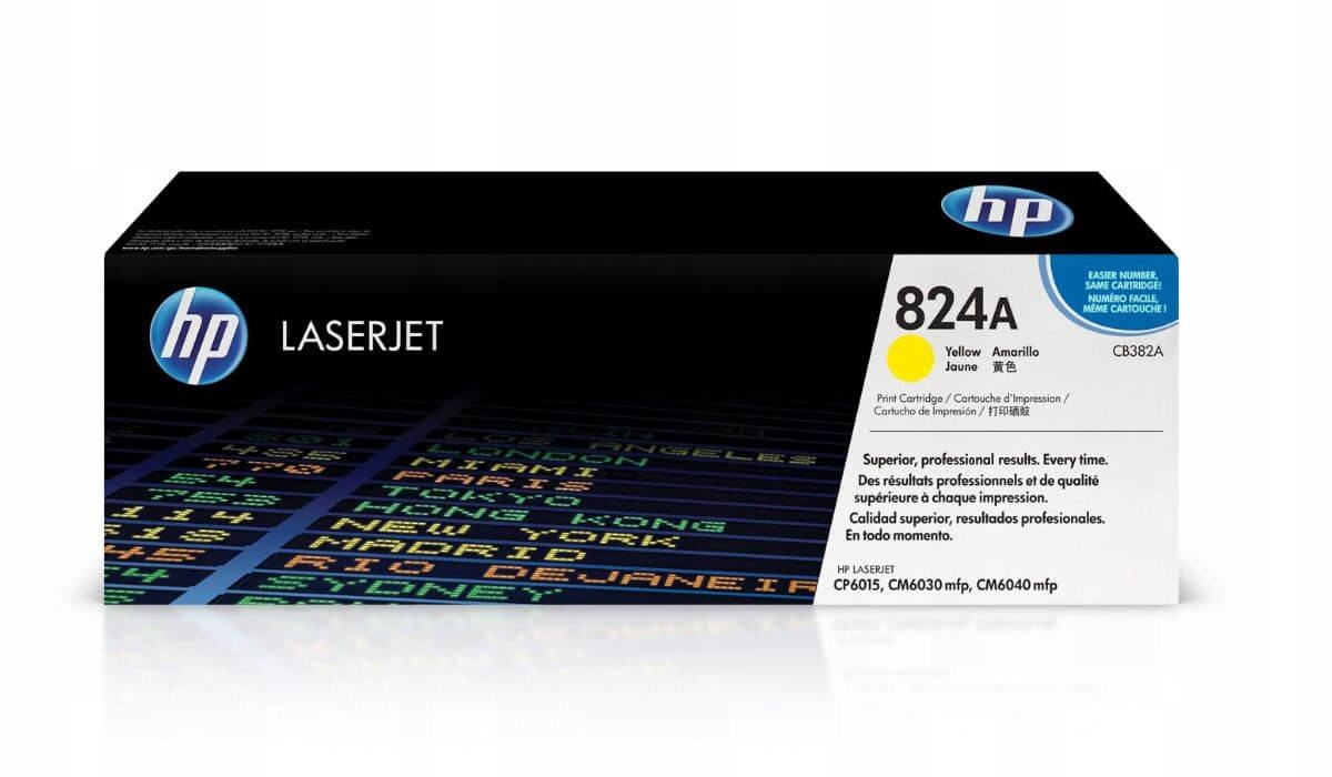 Toner Hp 824A CB382A Y Yellow Originál CP6015 CM6030 CM6040