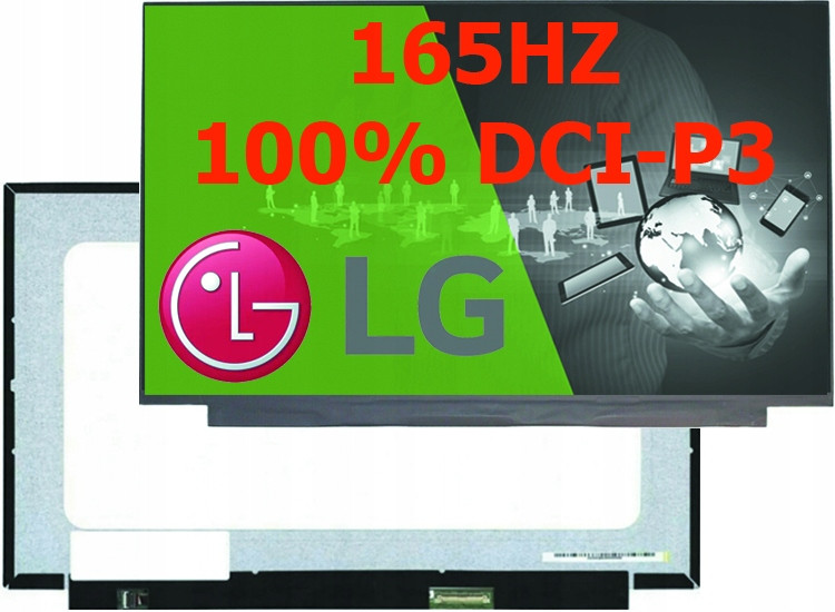 Nová Matrice LP156QHG-SPT2 Náhradní Qhd Ips 40PIN eDp 15,6
