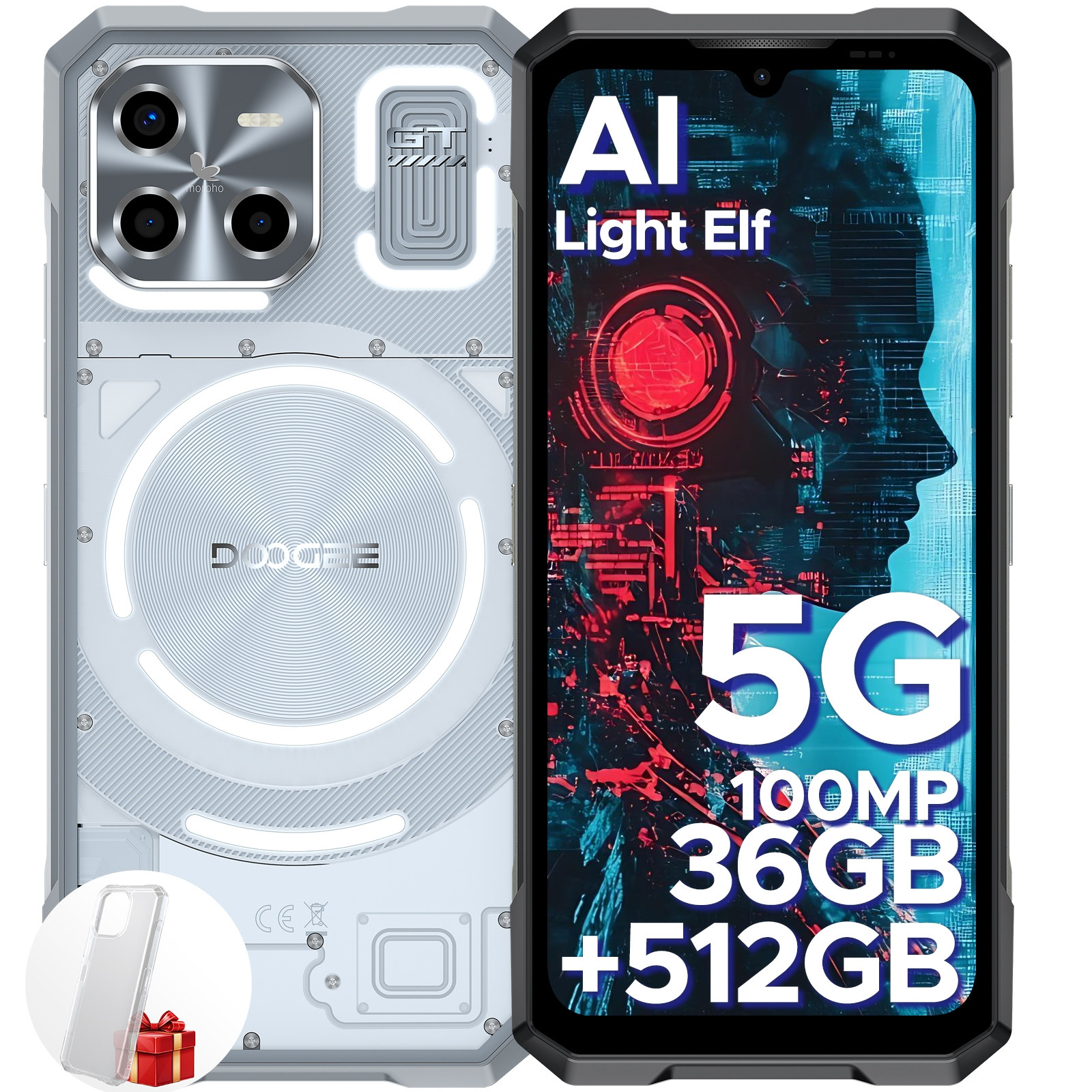 Smartphone Doogee Bladegtultra 5G 36+512GB 6,72