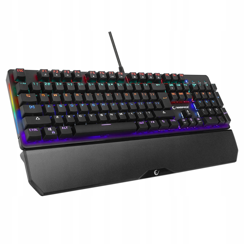 Rampage mechanická klávesnice KB-R86 Umbra Blue Switch Černá
