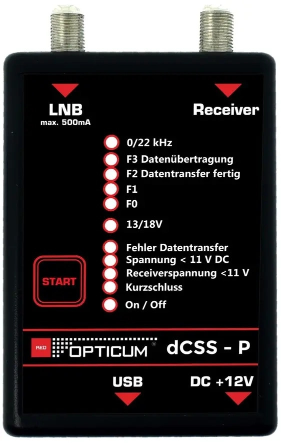 Programátor Unicabel II Opticum Red dCSS Usb pro převodníky multipřepínačů