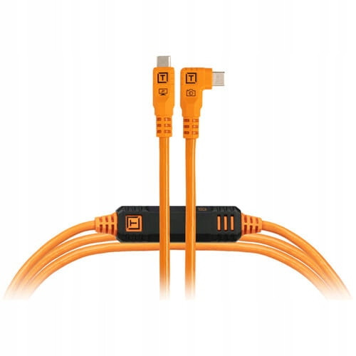 Kabel TetherPro Optima 10G Usb-c to Usb-c 4.6 m Úhlový CUC15RTG2-ORG