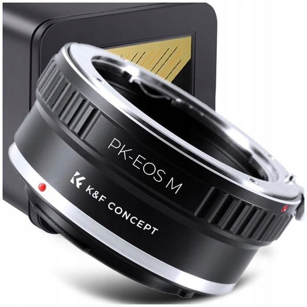 Adaptér Pentax Pk Eos M Eosm Ef-m adaptér redukce K&f Concept